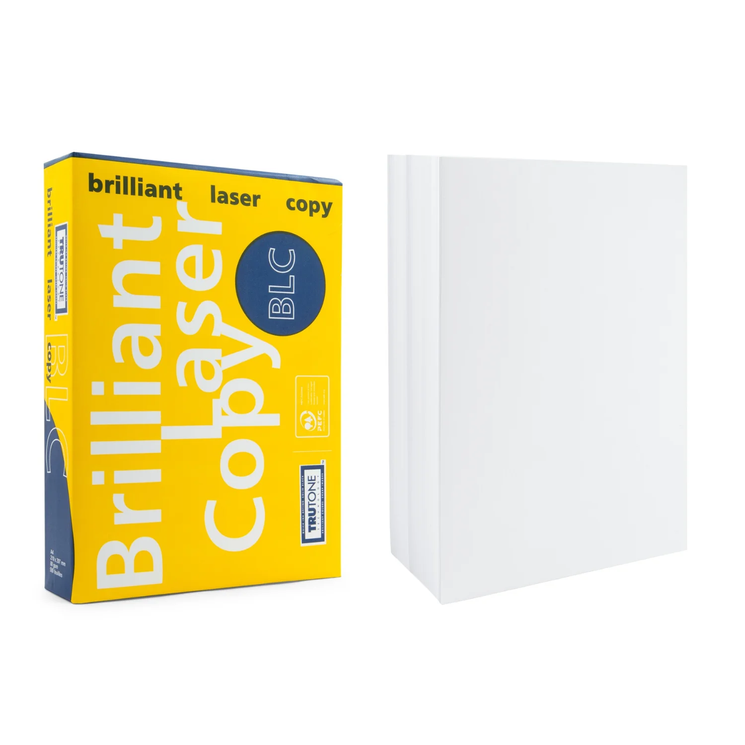 KROWN - Pack de 500/2500 Folios A4 80g, 500 Hojas por Pack, Papel Blanco Multiusos para Impresora, Fotocopiadora y Escritura, Ideal para Oficina, Hogar, Escolar y Uso Diario - Imagen 4