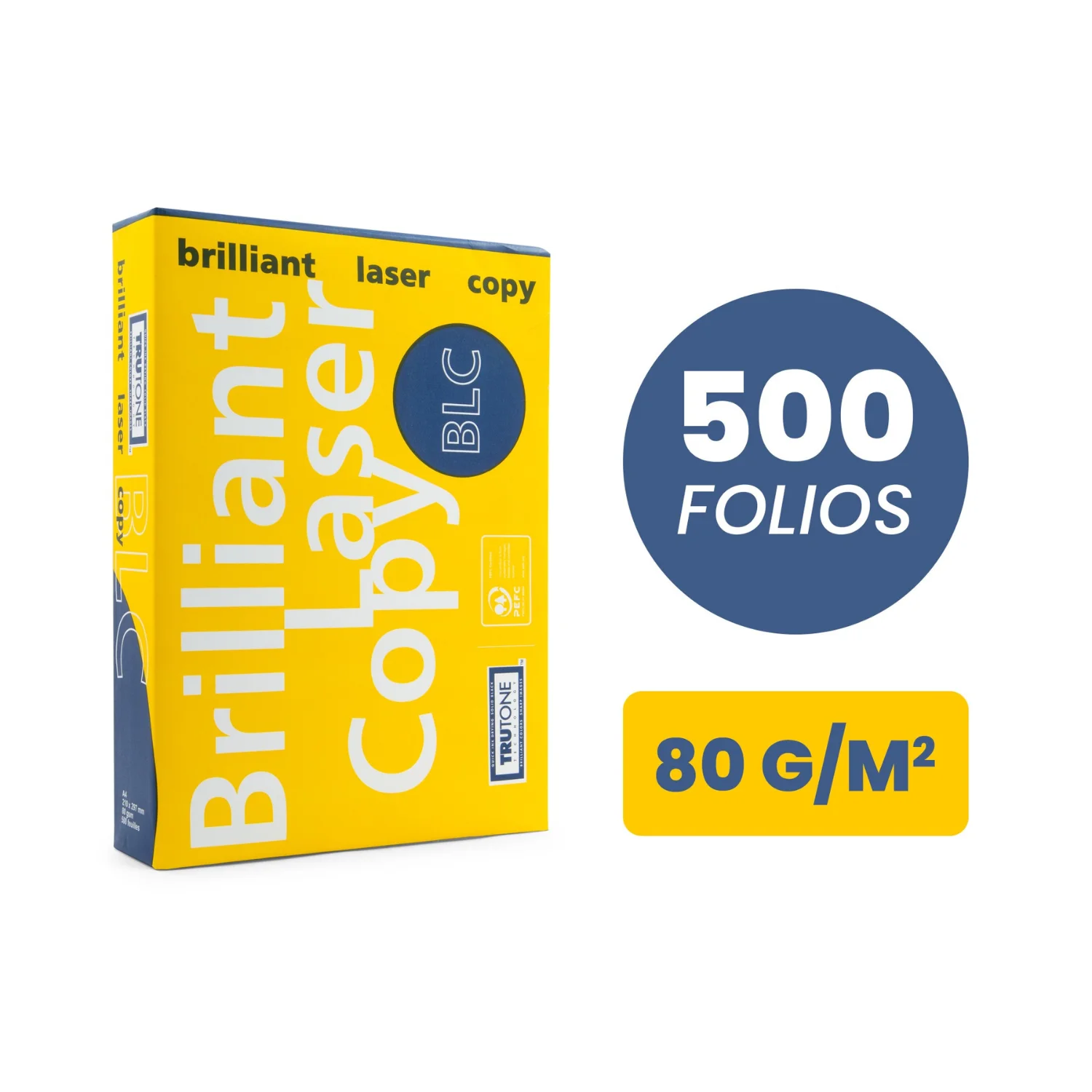 KROWN - Pack de 500/2500 Folios A4 80g, 500 Hojas por Pack, Papel Blanco Multiusos para Impresora, Fotocopiadora y Escritura, Ideal para Oficina, Hogar, Escolar y Uso Diario - Imagen 5